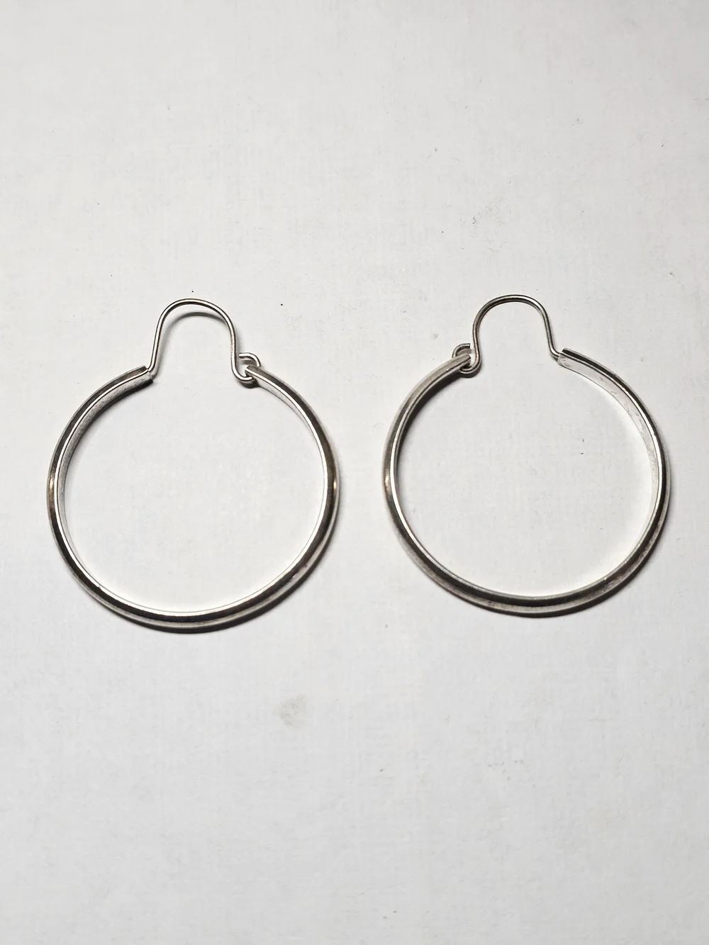 Elegant Silver Hoop Earrings for Women